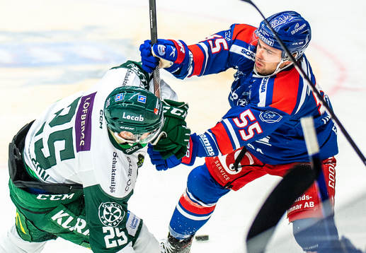 Färjestads Martin Johansson och Oskarshamns David