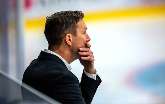 Färjestads tränare Johan Pennerborn