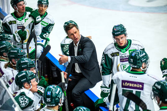 Färjestads tränare Johan Pennerborn