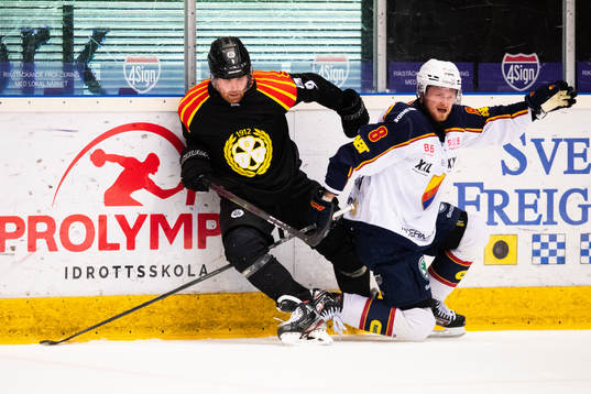 Brynäs Anton Mylläri och Djurgårdens Linus Arnesson
