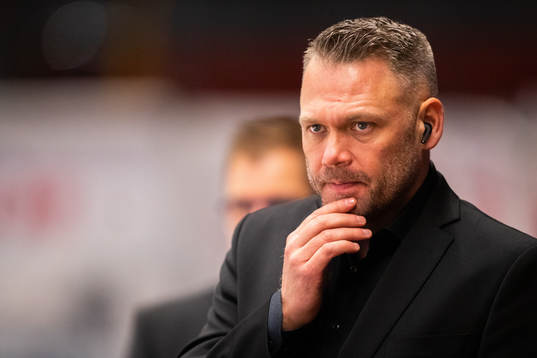 Brynäs assisterande tränare Mikael Holmqvist