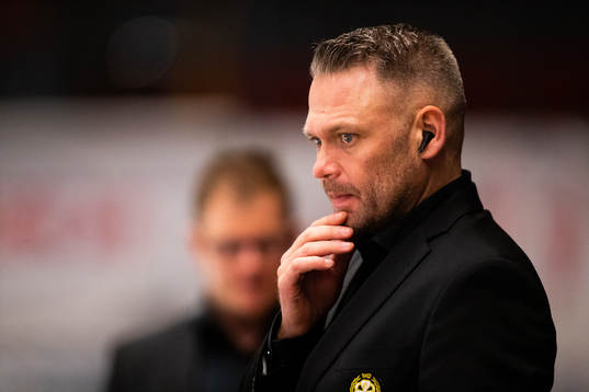 Brynäs assisterande tränare Mikael Holmqvist