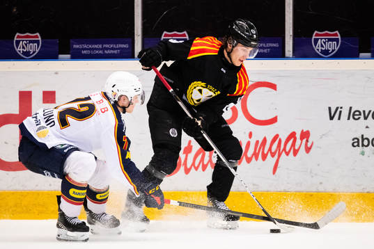 Djurgårdens William Eklund och Brynäs Oscar Birgersson