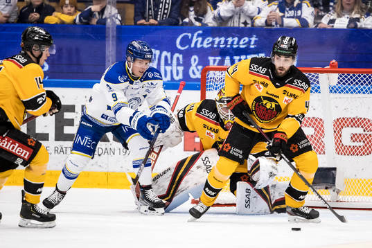 Leksands Patrik Zackrisson och Luleås Jonathan Andersson