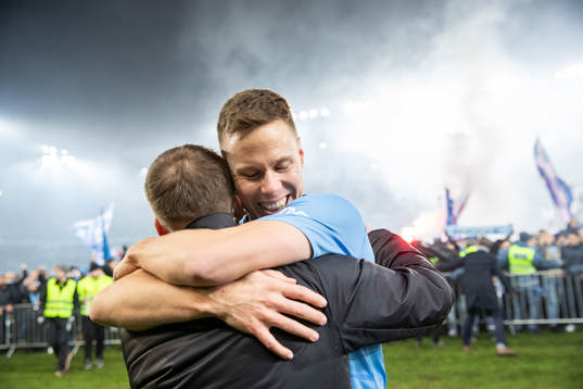 Malmö FFs Niklas Moisander jublar