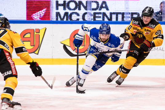 Leksands Oskar Lang och Luleås Julius Honka