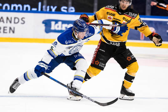 Leksands Calle Själin och Luleås Brendan Shinnimin