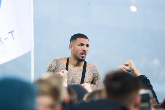 Malmö FFs Sergio Pena jublar