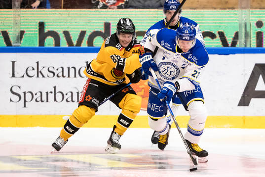 Luleås Joonas Rask och Leksands Mikael Ruohomaa
