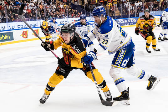 Luleås Joonas Rask och Leksands Mikael Ruohomaa