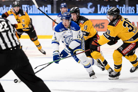Leksands Max Veronneau och Luleås Pontus Själin