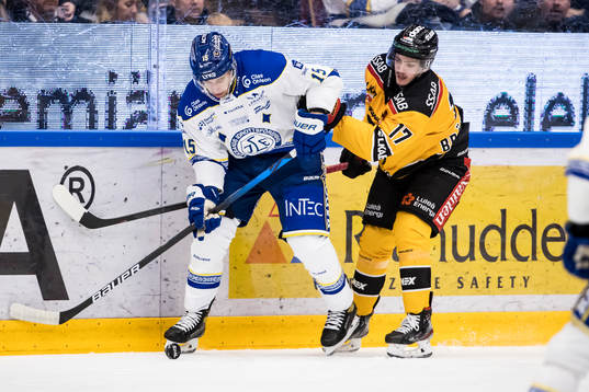 Leksands Max Veronneau och Luleås Isac Brännström