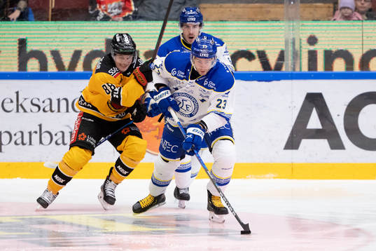 Luleås Joonas Rask och Leksands Mikael Ruohomaa