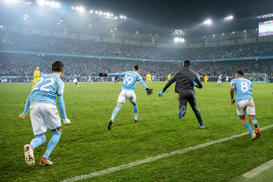 Malmö FFs Adi Nalic, Veljko Birmancevic, målvakt Ismael