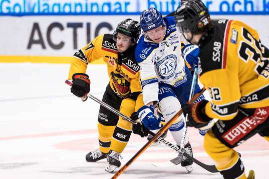Luleås Isac Brännström och Leksands Patrik Zackrisson