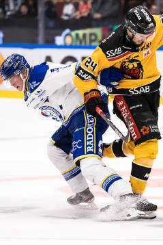 Leksands Calle Själin och Luleås Brendan Shinnimin