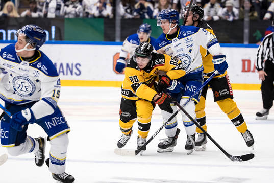 Luleås Joonas Rask och Leksands Ben Thomas