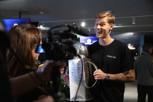 Malmö FFs Felix Beijmo på Malmös guldmiddag