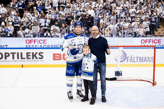 Leksands Justin Kloos utsedd till matchens lirare