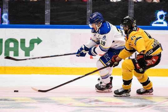 Leksands Justin Kloos och Luleås Jonathan Andersson