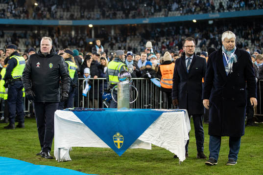 Svenska Fotbollförbundets ordförande Karl-Erik Nilsson