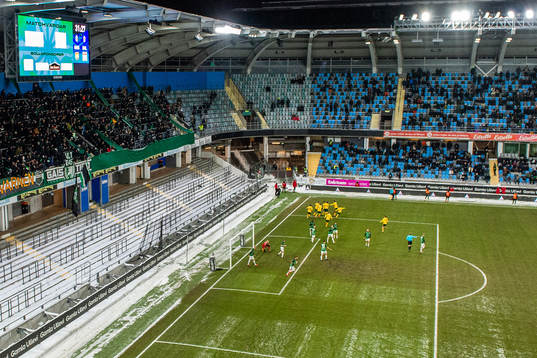 Dalkurds spelare jublar