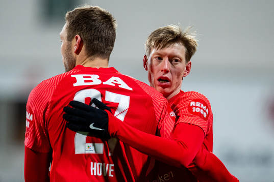 Runar Hove and Ole Martin Kolskogen of Brann