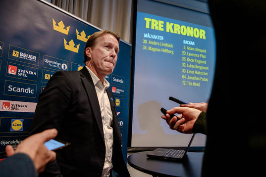 Sveriges förbundskapten Johan Garpenlöv