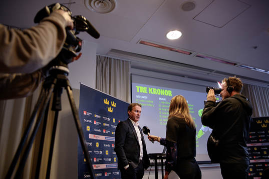 Sveriges förbundskapten Johan Garpenlöv