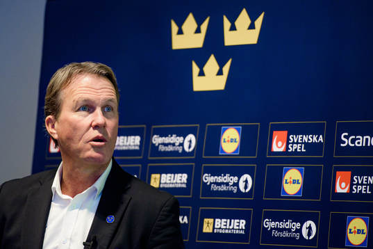 Sveriges förbundskapten Johan Garpenlöv