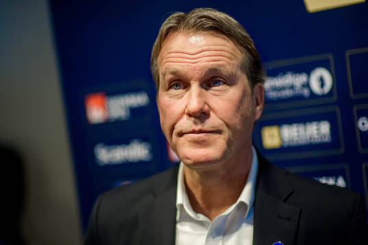 Sveriges förbundskapten Johan Garpenlöv