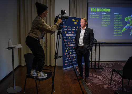 Sveriges förbundskapten Johan Garpenlöv
