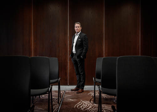 Sveriges förbundskapten Johan Garpenlöv