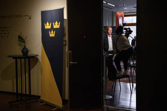 Sveriges förbundskapten Johan Garpenlöv