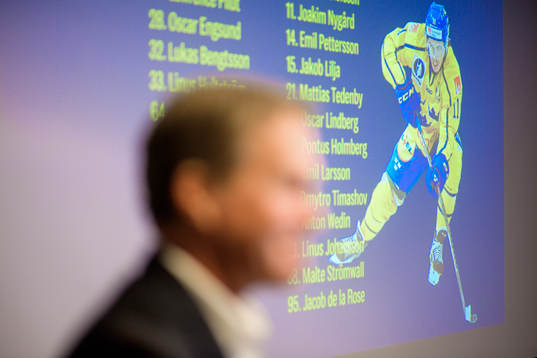 Sveriges förbundskapten Johan Garpenlöv