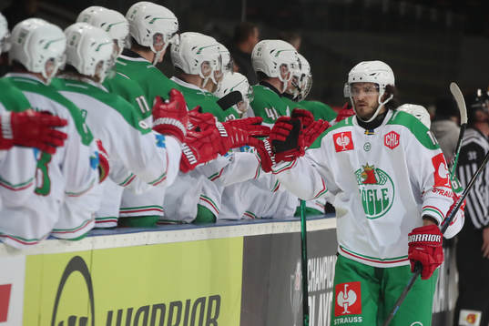 Dennis Everberg of Rögle celebrates