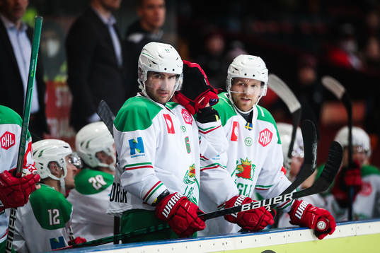 Ludvig Larsson and Ted Brithén of Rögle