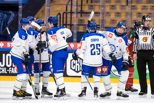 Leksands Lian Bichsel celebrating