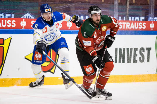Martin Karlsson  of Leksand and ???during the CHL game