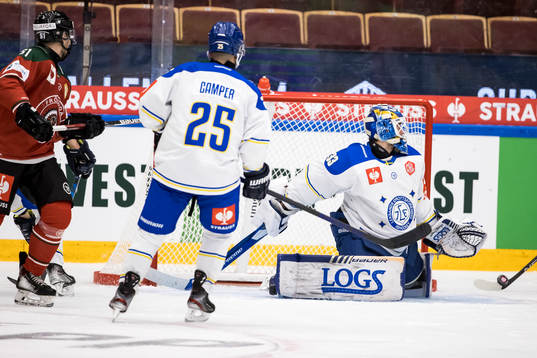 goalkeeper Axel Brage  of Leksand