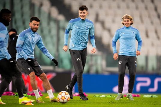 Erdal Rakip, Anel Ahmedhodzic and Sebastian Nanasi
