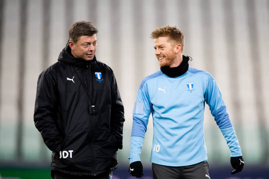 Jon Dahl Tomasson, head coach and Anders Christiansen