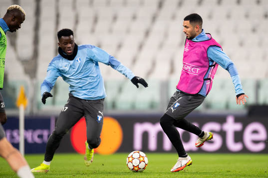 Malik Abubakari and Sergio Pena