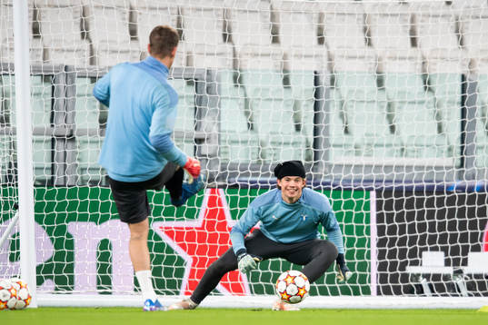 Goalkeeper Melker Ellborg
