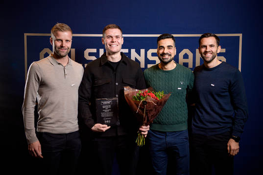 Jacob Bergström, Mjällby utsedd till Årets Spelare