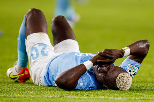 Bonke Innocent of Malmö FF in pain