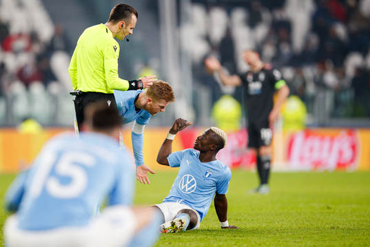 Bonke Innocent of Malmö FF in pain