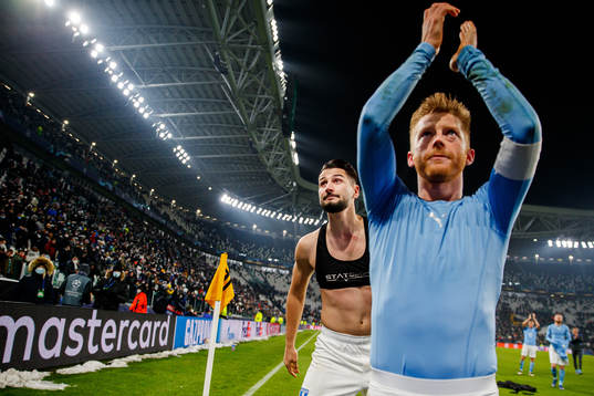 Antonio Colak and Anders Christiansen of Malmö FF