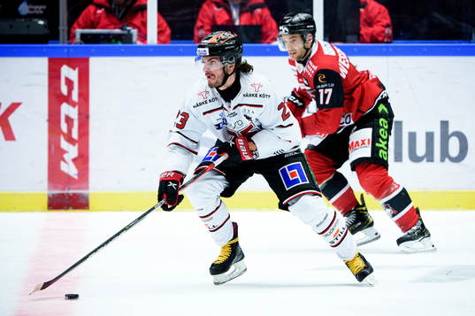 Örebros Petr Zámorský och Malmö Redhawks Pathrik