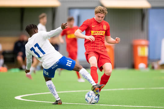 Norrköpings Daniel Burubura och Nordsjällands Conrad